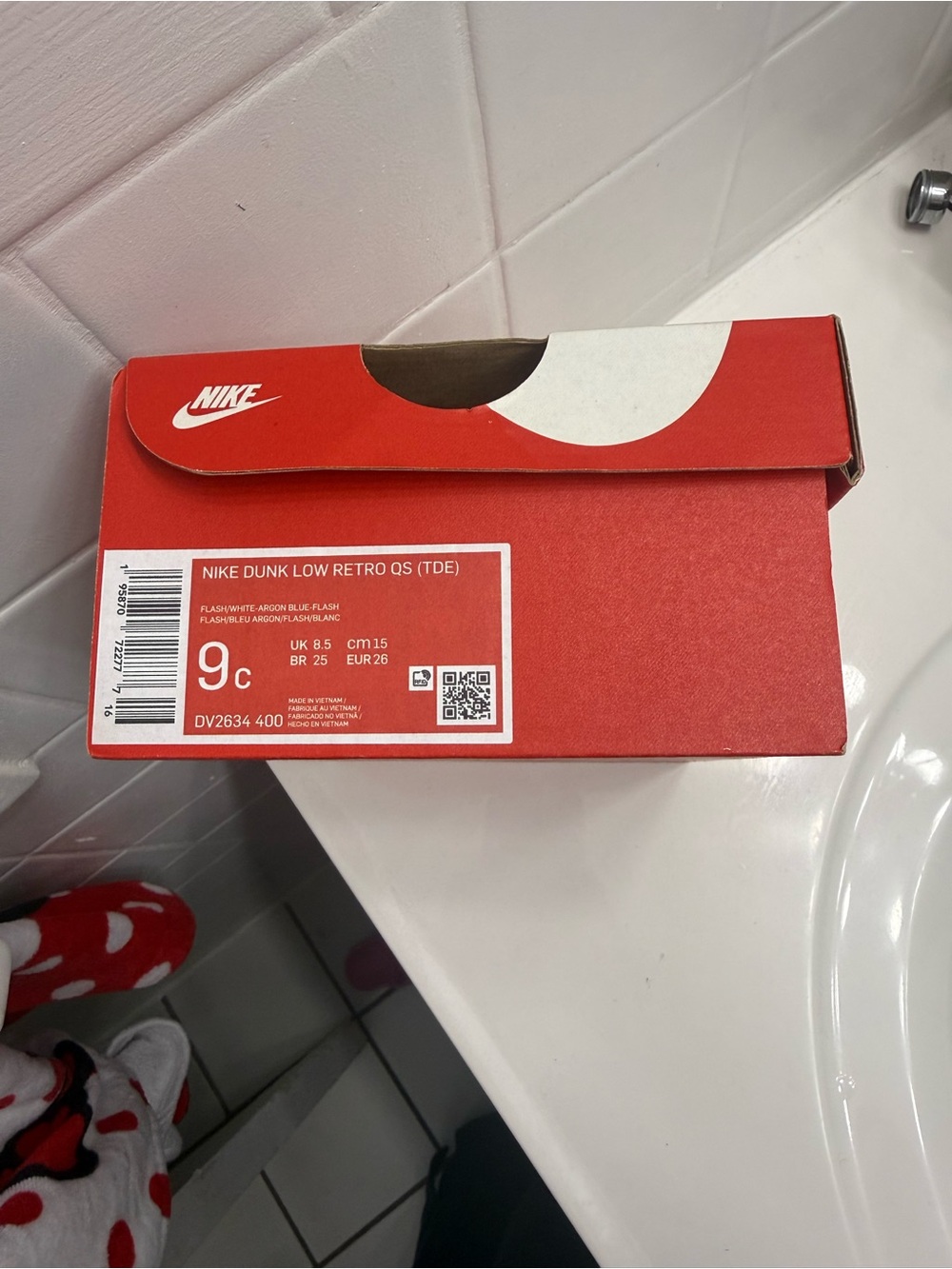 Nike Dunk Low Retro Qs size 9 brand new